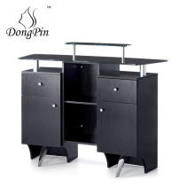 spa wooden nail salon reception desk manufacturer